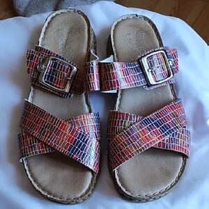 Rieker rainbow strap sandal 11